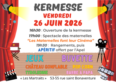 Kermesse Affiche A4 paysage 2